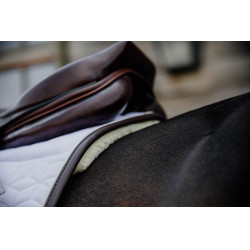 Satteldecke Skin Friendly Star Quilting Jumping Kentucky Weiß Weiß Satteldecke Skin Friendly Star Quilting Jumping Kentucky Weiß Weiß