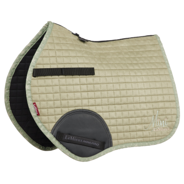 LeMieux Suede Jump Square Mini Schabracke Fern Gr&uuml;n