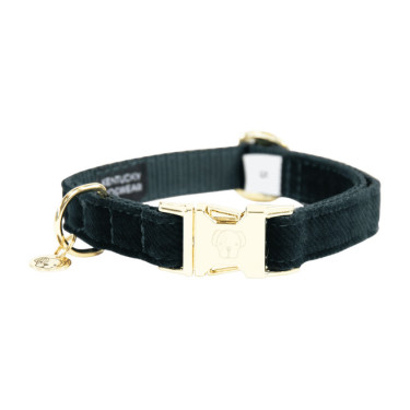 Corduroy-Hundehalsband Kentucky Tannengrün Gr&amp;amp;amp;amp;amp;amp;amp;amp;uuml;n