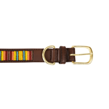 Collier pour chien en Perles faites-main Kentucky Orange Collier pour chien en Perles faites-main Kentucky Orange