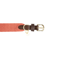 Jacquard-Hundehalsband Kentucky Terrakotta Orange Jacquard-Hundehalsband Kentucky Terrakotta Orange