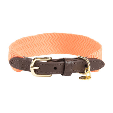 Jacquard-Hundehalsband Kentucky Neonorange Jacquard-Hundehalsband Kentucky Neonorange