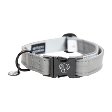 Hundehalsband Reflektierend Kentucky Silber
