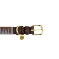 Hundehalsband Triangle Kentucky Braun