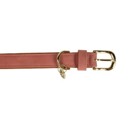 Hundehalsband Vegan Leather Kentucky Pfirsich Rosa
