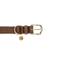 Hundehalsband Velvet Leather Kentucky Braun Hundehalsband Velvet Leather Kentucky Braun