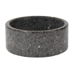 Hundenapf aus Terrazzo-Stein Kentucky Schwarz