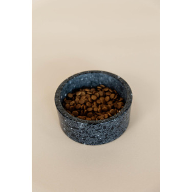 Hundenapf aus Terrazzo-Stein Kentucky Schwarz