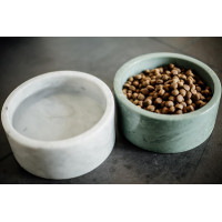 Hundenapf Marmor Kentucky Weiß Wei&szlig;