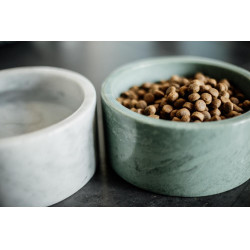 Hundenapf Marmor Kentucky Tannengrün Gr&uuml;n