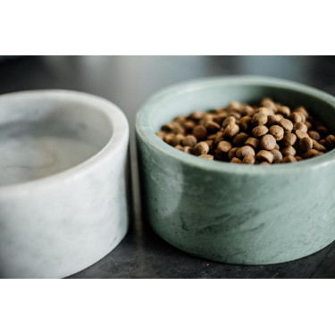 Hundenapf Marmor Kentucky Tannengrün Gr&uuml;n