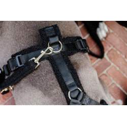 Hundeleine Teddy Fleece 120 cm Kentucky Schwarz