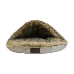 Hundebett Igloo Kentucky Braun
