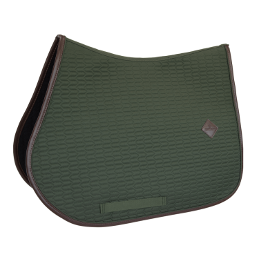 Kentucky Color Edition Leather Spring-Sattelpad Olivgrün Gr&amp;amp;amp;amp;amp;amp;amp;amp;uuml;n