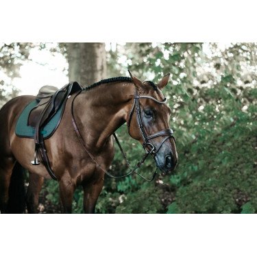 Kentucky Color Edition Leather Spring-Sattelpad Olivgrün Gr&amp;amp;amp;amp;amp;amp;amp;amp;uuml;n