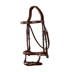 Doppelt gezäumter Zaum New English Collection by Dy'on Braun