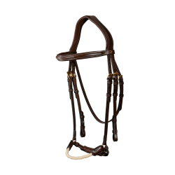 Bridon Muserolle Allemande Corde D Collection by Dy'on Brun