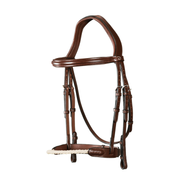 Bridon Muserolle Corde New English Collection by Dy'on Brun