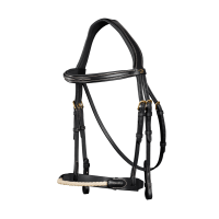 Bridon Muserolle Corde D Collection by Dy'on Noir Bridon Muserolle Corde D Collection by Dy'on Noir