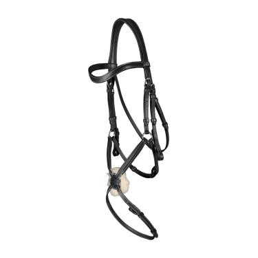 Kreuznasenriemen-Trense Working By Dy'on Schwarz