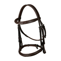 Trensenzaum Französisches Reithalfter US Collection by Dy'on Braun Trensenzaum Französisches Reithalfter US Collection by Dy'on Braun