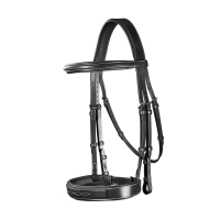 Reithalfter mit breitem Nasenriemen Hunter US Collection by Dy'on Schwarz