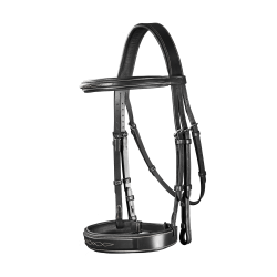 Reithalfter mit breitem Nasenriemen Hunter US Collection by Dy'on Schwarz