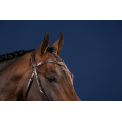 Stirnband V Aus Leder Flach US Kollektion by Dy'on
