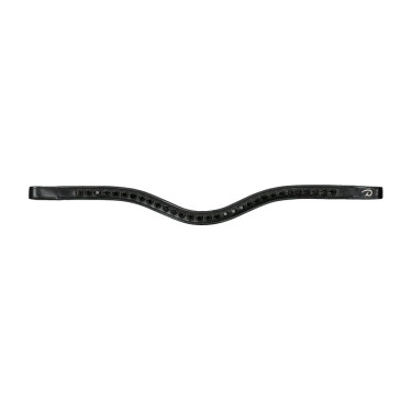 V-Stirnband Swarovski Schwarz New English Collection by Dy'on Schwarz