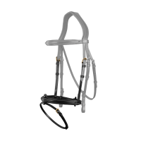 Kombinierte Reithalfter D Collection by Dy'on Schwarz Kombinierte Reithalfter D Collection by Dy'on Schwarz