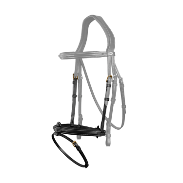 Kombinierte Reithalfter D Collection by Dy'on Schwarz Kombinierte Reithalfter D Collection by Dy'on Schwarz