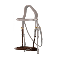 Nasenriemen aus Seil mit Lederüberzug D Collection by Dy'on Braun Nasenriemen aus Seil mit Lederüberzug D Collection by Dy'on Braun