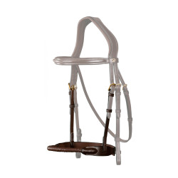 Nasenriemen aus Seil mit Lederüberzug D Collection by Dy'on Braun