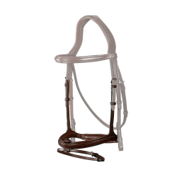 Kombinierter Nasenriemen New English Collection by Dy'on Braun Kombinierter Nasenriemen New English Collection by Dy'on Braun