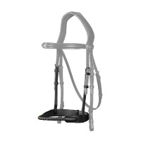 Nasenriemen aus Seil mit Leder überzogen New English Collection by Dy'on Schwarz Nasenriemen aus Seil mit Leder überzogen New English Collection by Dy'on Schwarz