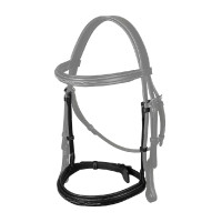 Französisches Reithalfter US Collection by Dy'on Schwarz