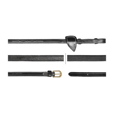 Hunter-Zügel 1/2 D Collection by Dy'on Schwarz Hunter-Zügel 1/2 D Collection by Dy'on Schwarz