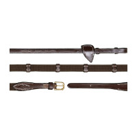 Zügel Stoff 5/8 mit 9 Stoppern D Collection by Dy'on Braun Zügel Stoff 5/8 mit 9 Stoppern D Collection by Dy'on Braun