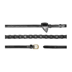 Geflochtene Zügel 1/2 D Collection by Dy'on Schwarz