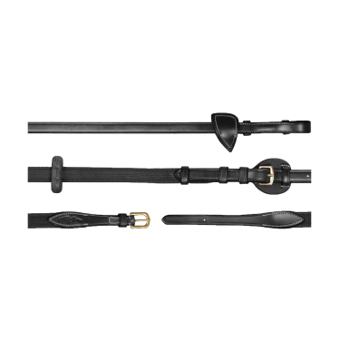 Verstellbare Zügel 5/8 D Collection by Dy'on Schwarz