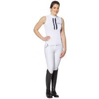 Polo Flags & Cup Cacimba sans manches Marine / blanc Polo Flags & Cup Cacimba sans manches Marine / blanc