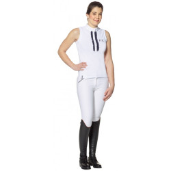 Polo Flags & Cup Cacimba sans manches Marine / blanc Polo Flags & Cup Cacimba sans manches Marine / blanc