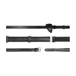 Hunter-Zügel 5/8 mit 7 Stoppern New English Collection by Dy'on Schwarz Hunter-Zügel 5/8 mit 7 Stoppern New English Collection by Dy'on Schwarz