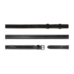 Zaumzügel aus Vollleder 1/2 New English Collection by Dy'on Schwarz