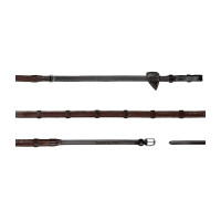 Howlett-Zügel Gummi 1/2 mit 7 Stoppern Working by Dy'on Braun