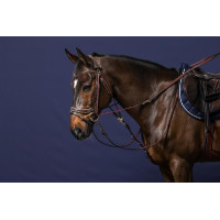 Gogue-Zügel Gummiert 1/2 Working By Dy'on Schwarz Gogue-Zügel Gummiert 1/2 Working By Dy'on Schwarz