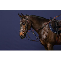 Gogue-Zügel Gummiert 1/2 Working By Dy'on Braun Gogue-Zügel Gummiert 1/2 Working By Dy'on Braun