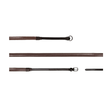 Gogue-Zügel Gummiert 1/2 Working By Dy'on Braun Gogue-Zügel Gummiert 1/2 Working By Dy'on Braun