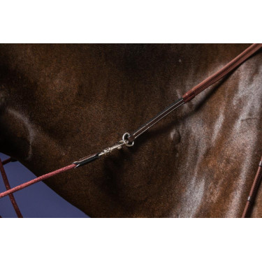 Gogue-Zügel Gummiert 1/2 Working By Dy'on Braun Gogue-Zügel Gummiert 1/2 Working By Dy'on Braun