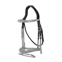 Genickstück mit Kehlriemen New English Collection by Dy'on Schwarz